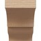 Ekena Millwork 4in. W x 6in. H x 28in. L Asheboro Woodgrain TimberThane Rafter Tail, Primed Tan RFTUR04X06X28ASHRCPR - alternate 6